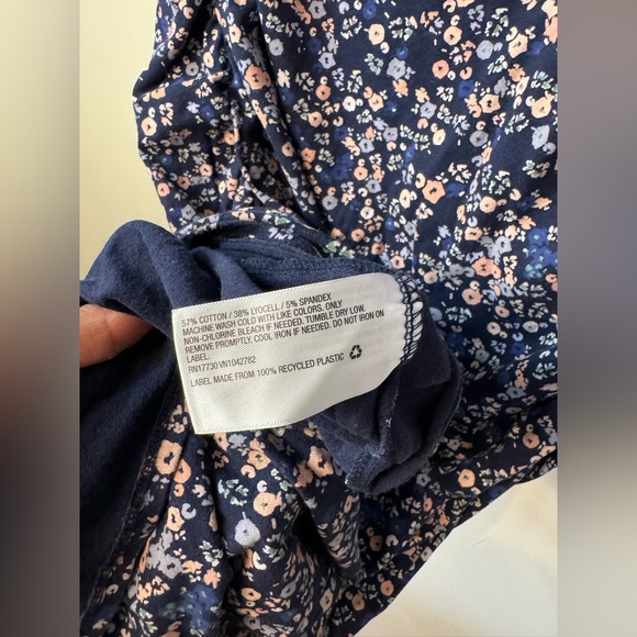 Short Sleeve T-Shirt Midi Maternity Dress - Isabel Maternity Size M Floral - Picture 6 of 9